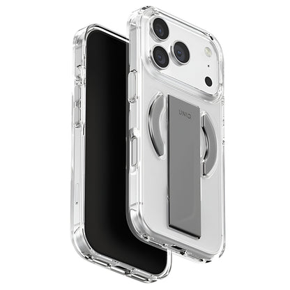 MagSafe futrola za Apple iPhone 17 Pro, UNIQ, Heldro Air MagClick, Siva Transparentna