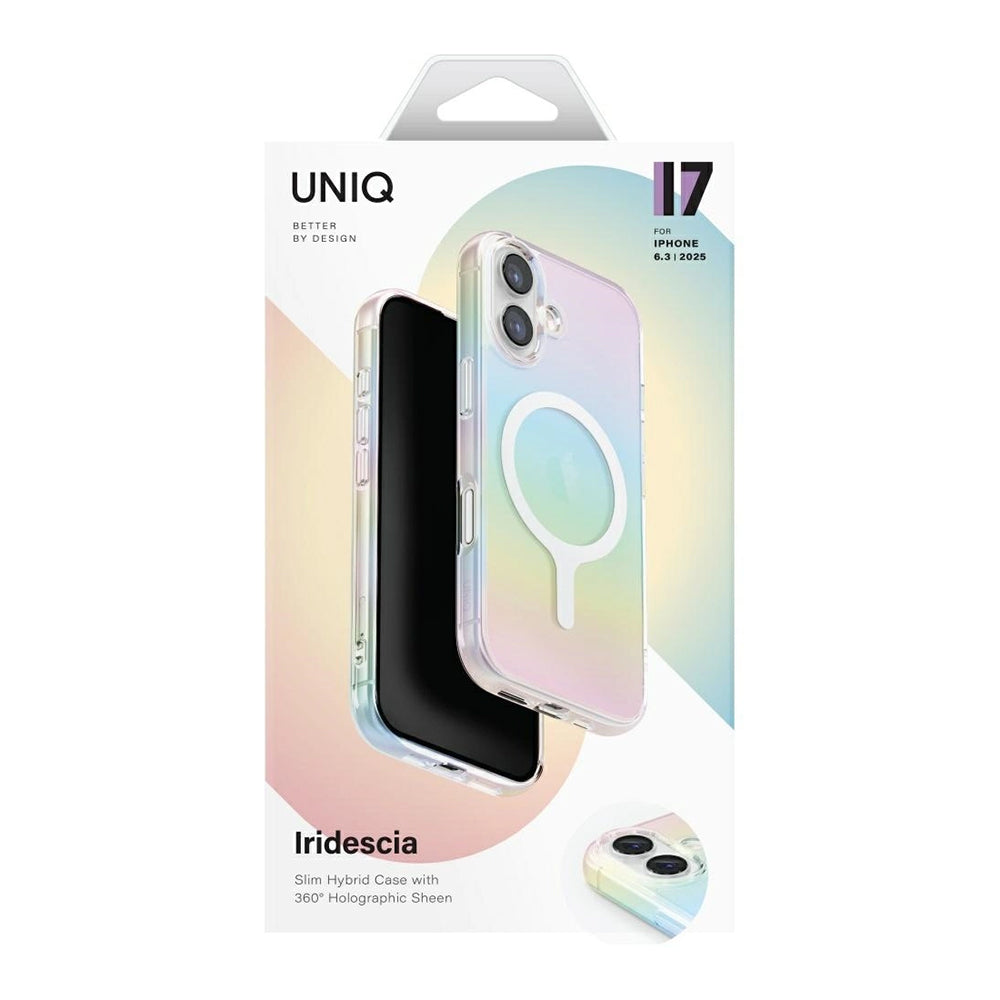 Futrola MagSafe za Apple iPhone 17 Pro, UNIQ, Iridescia MagClick, Višebojna