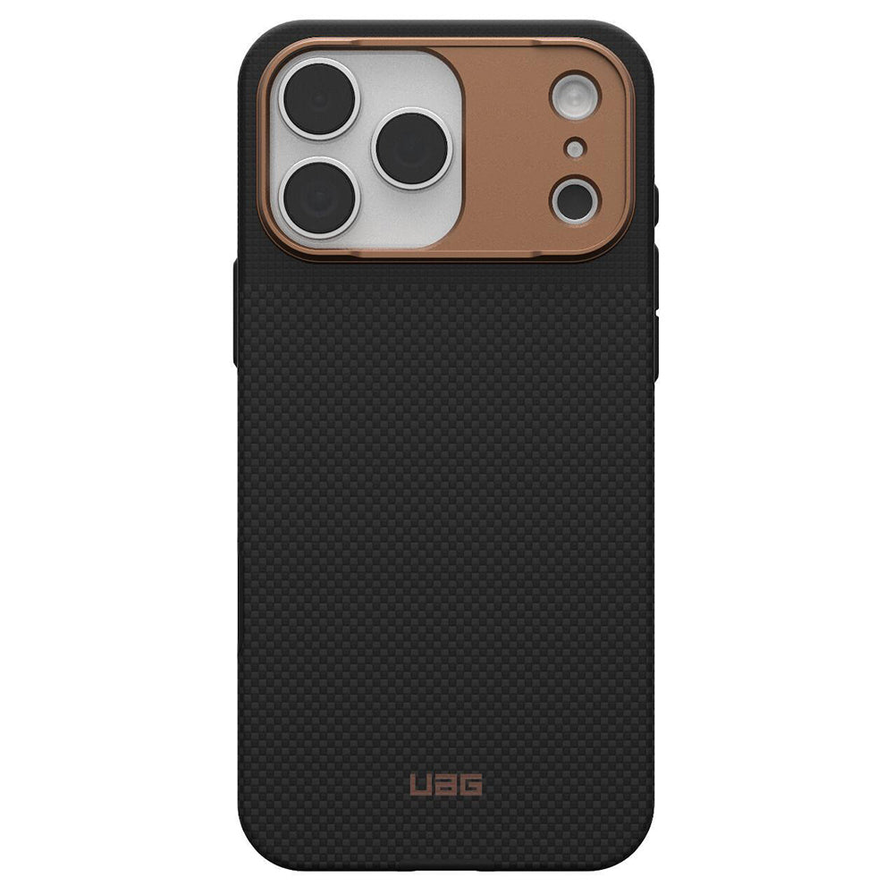 MagSafe futrola za Apple iPhone 17 Pro, Urban Armor Gear, Fibr Armr, Crna Bronca