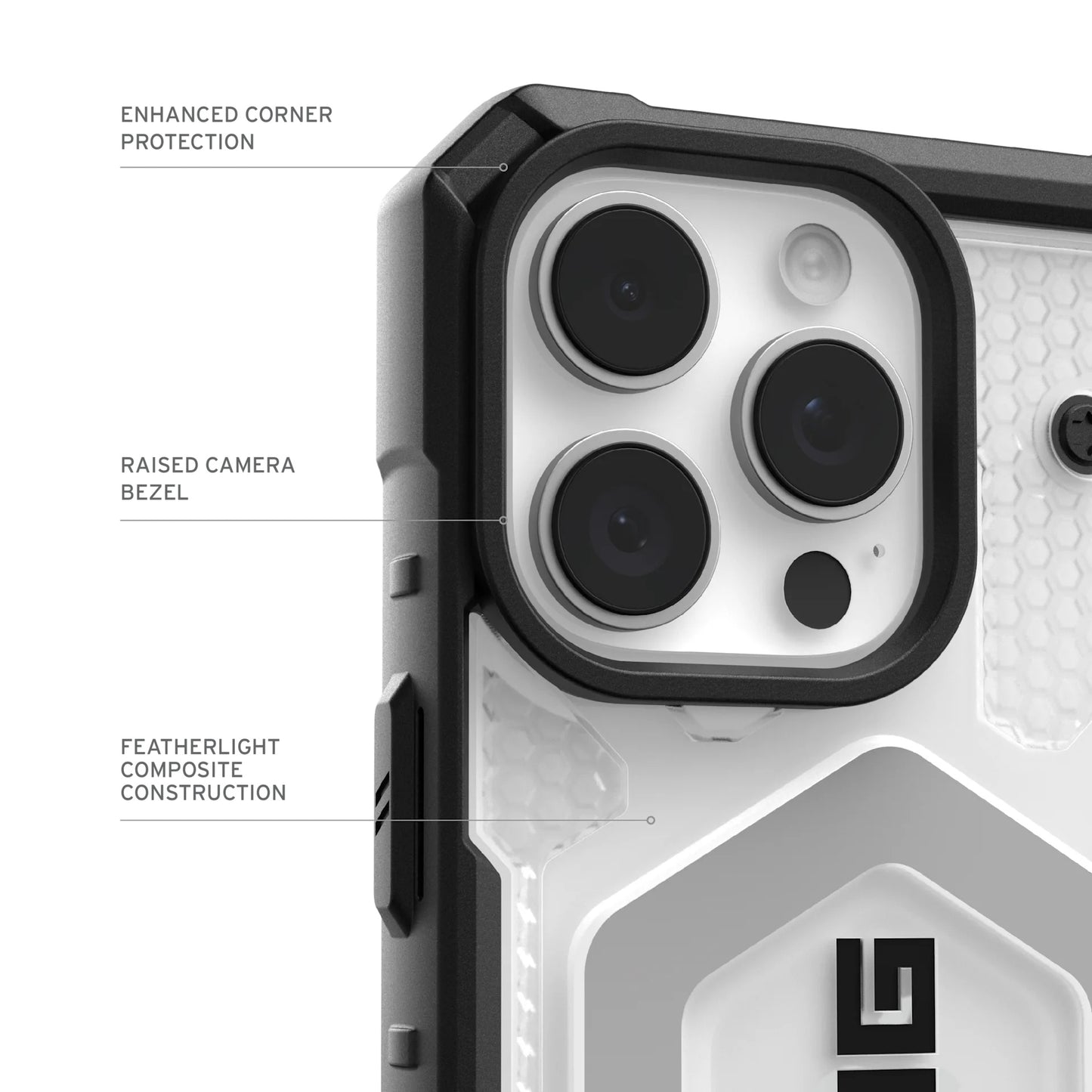 Futrola MagSafe za Apple iPhone 17 Pro, Urban Armor Gear, Pathfinder Clear, Prozirna