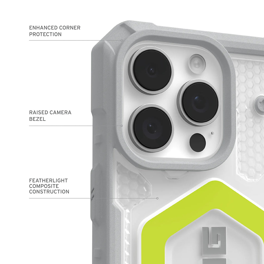 Futrola MagSafe za Apple iPhone 17 Pro, Urban Armor Gear, Pathfinder Clear, Zelena