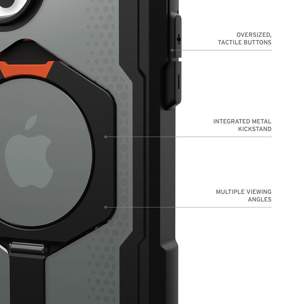 Husa MagSafe za Apple iPhone 17 Pro, Urban Armor Gear, Plasma XTE, Crna