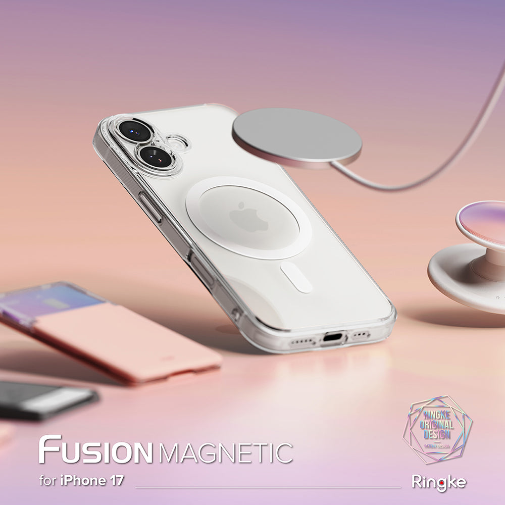 MagSafe futrola za Apple iPhone 17, Ringke, Fusion, Mat Transparent