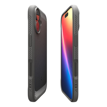 Futrola MagSafe za Apple iPhone 17, Spigen, Rugged Armor, Siva