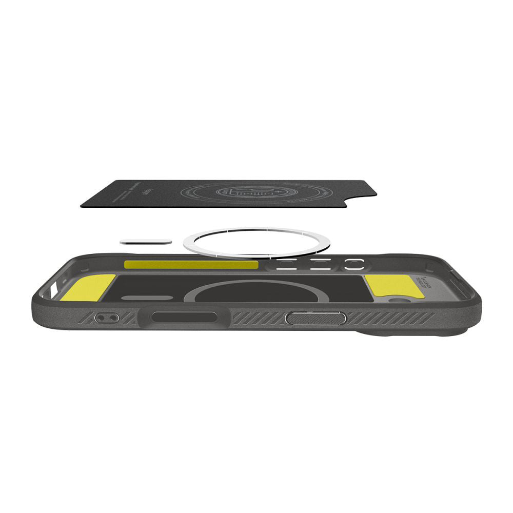 Futrola MagSafe za Apple iPhone 17, Spigen, Rugged Armor, Siva