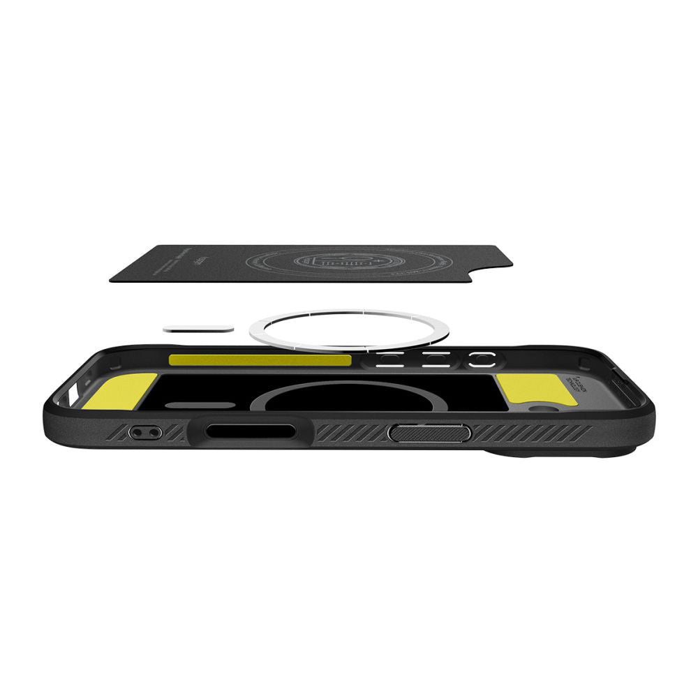 Futrola MagSafe za Apple iPhone 17, Spigen, Rugged Armor, Mat Crna