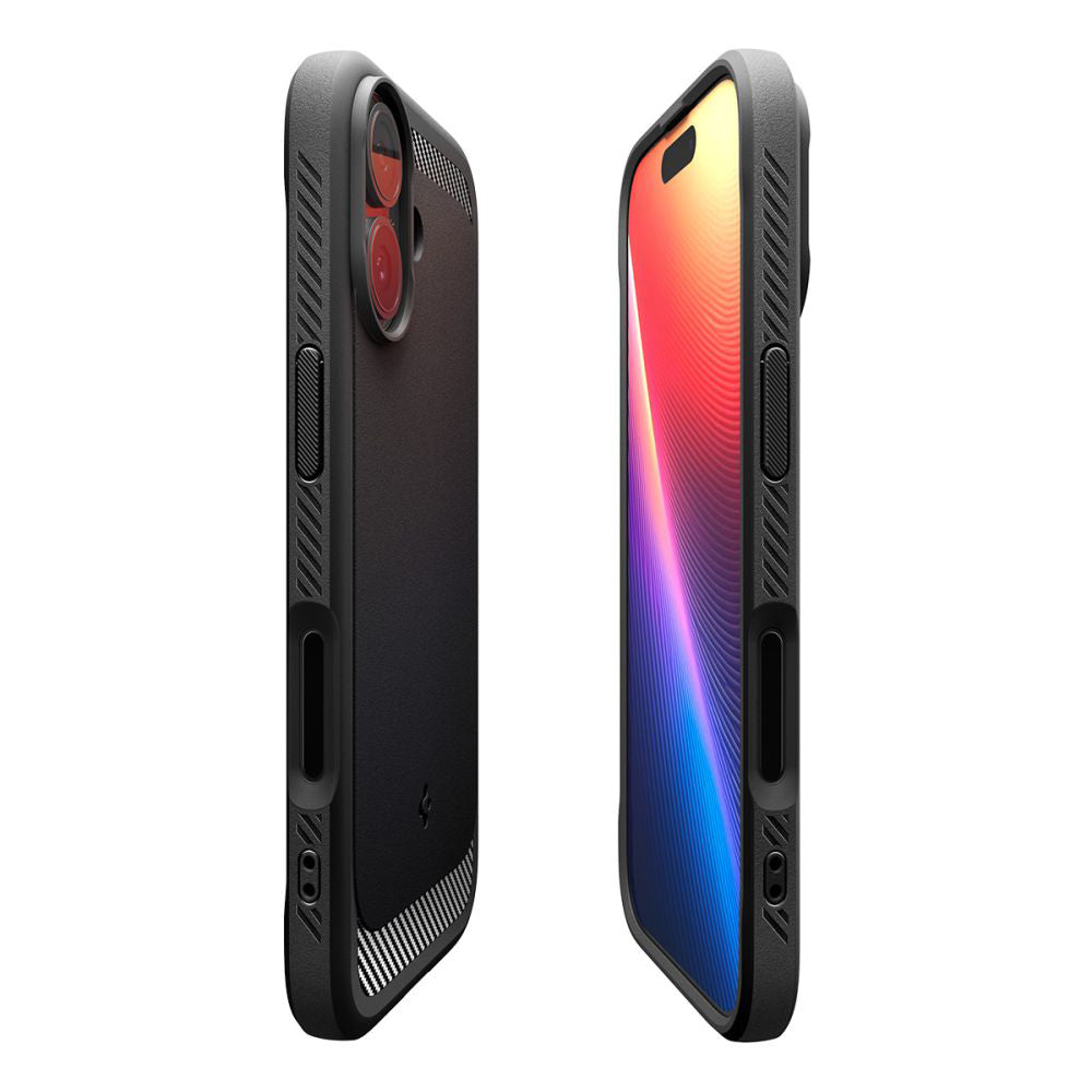 Futrola MagSafe za Apple iPhone 17, Spigen, Rugged Armor, Mat Crna