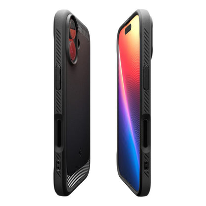 Futrola MagSafe za Apple iPhone 17, Spigen, Rugged Armor, Mat Crna