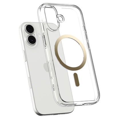 Futrola MagSafe za Apple iPhone 17, Spigen, Ultra Hybrid, Prozorno Zlatna