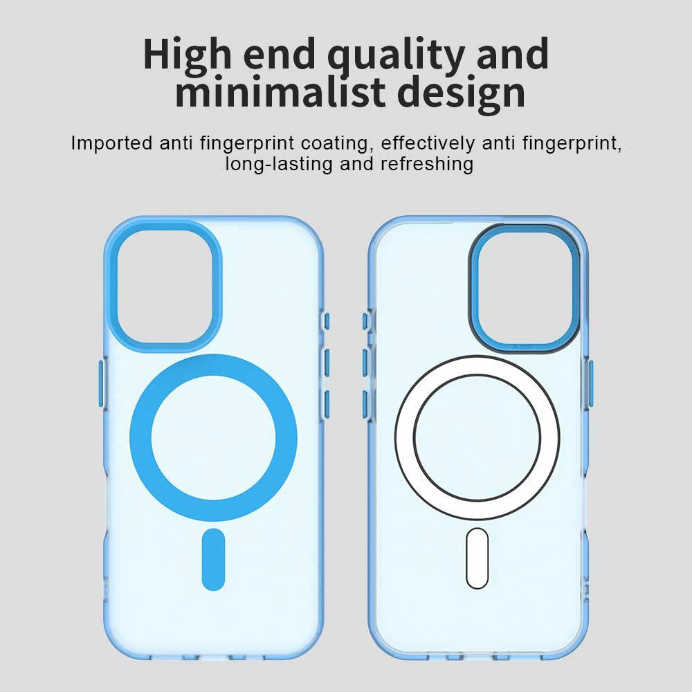 Husa MagSafe za Apple iPhone 17, Techsuit, CandyCase, Plava