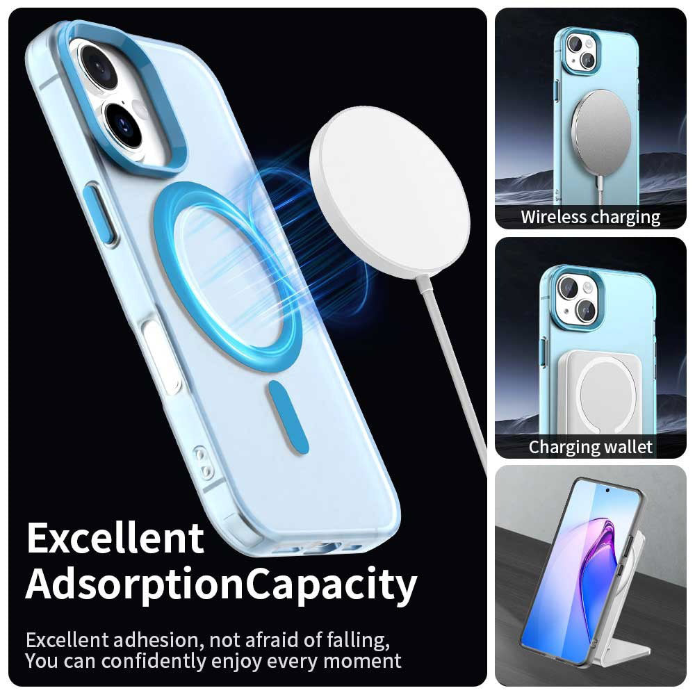 Husa MagSafe za Apple iPhone 17, Techsuit, CandyCase, Plava