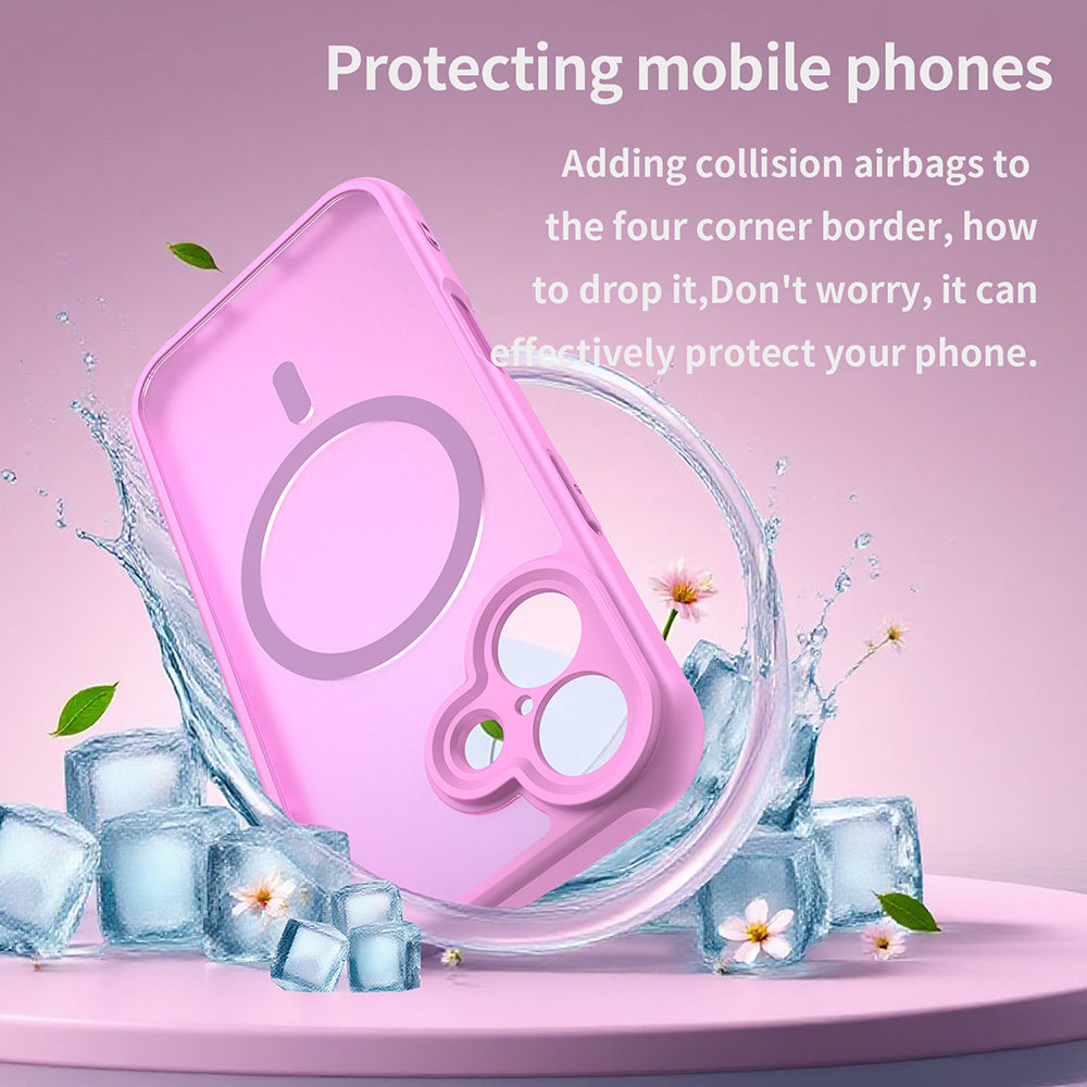 Futrola MagSafe za Apple iPhone 17, Techsuit, HaloFrost II, Roza