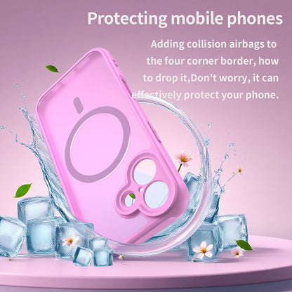 Futrola MagSafe za Apple iPhone 17, Techsuit, HaloFrost II, Roza