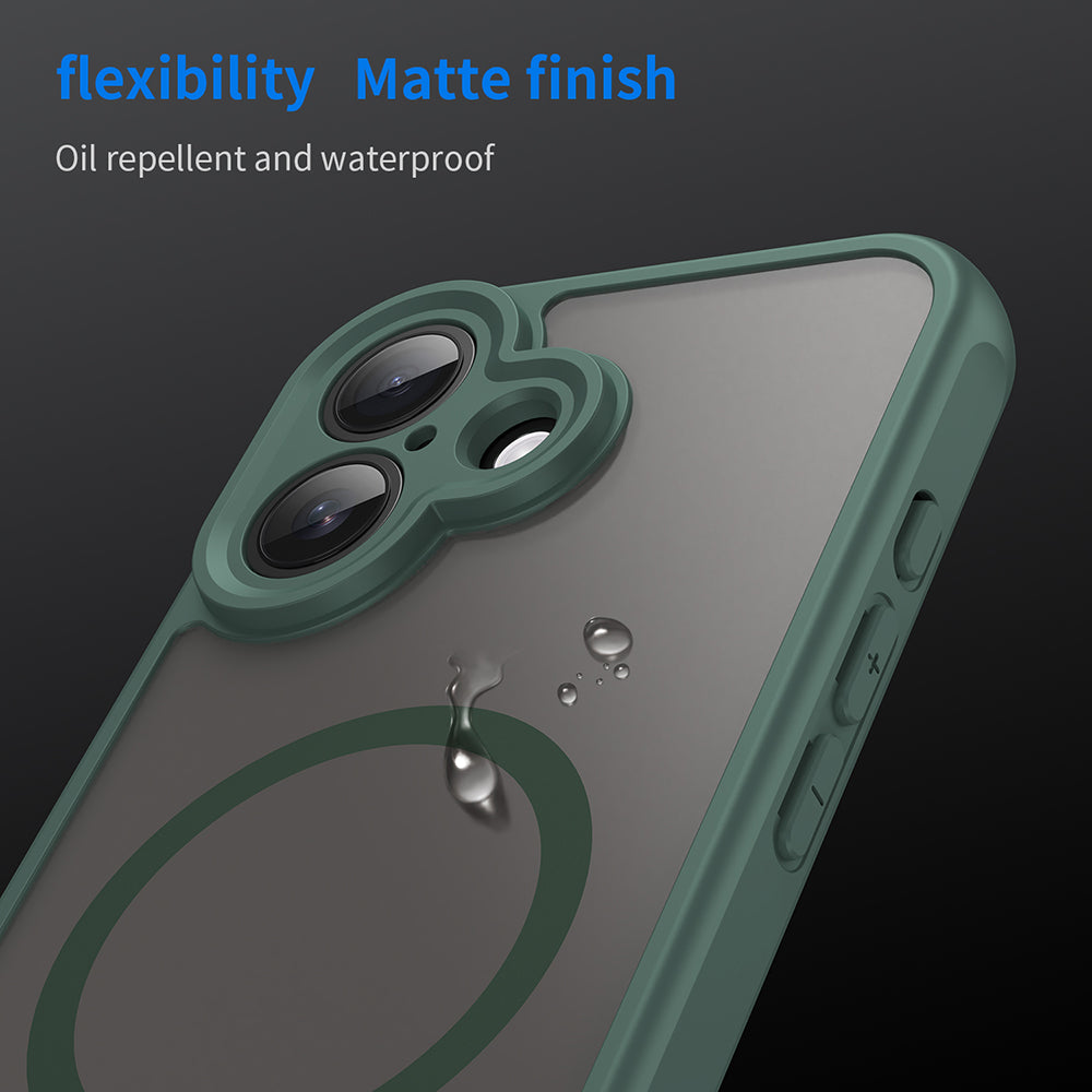 MagSafe futrola za Apple iPhone 17, Techsuit, HaloFrost II, Zelena