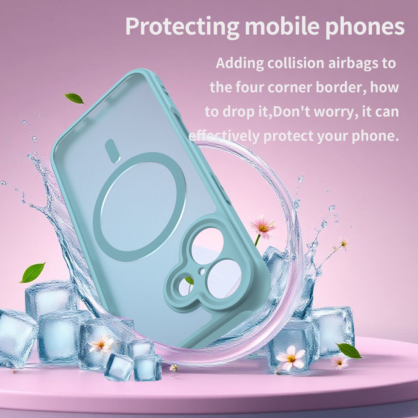 MagSafe futrola za Apple iPhone 17, Techsuit, HaloFrost II, Svijetlo zelena