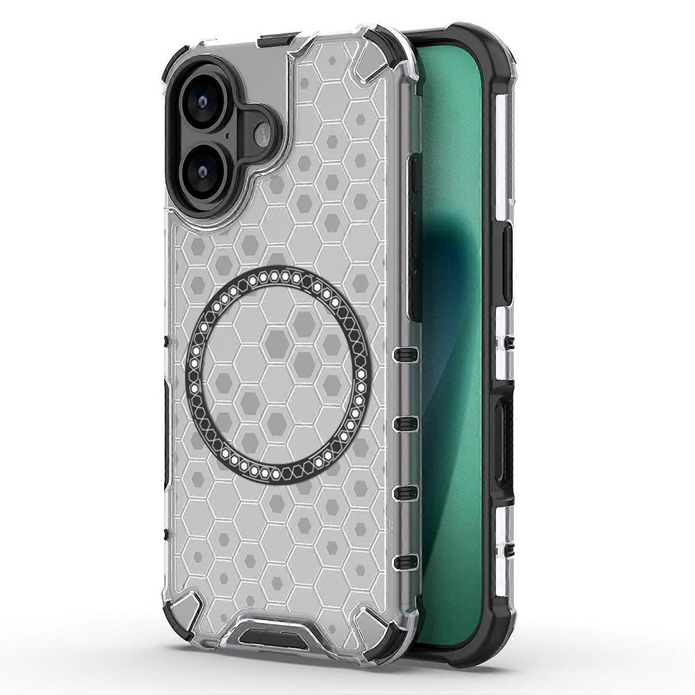 Futrola MagSafe za Apple iPhone 17, Techsuit, HoneyComb Shield, Bijela