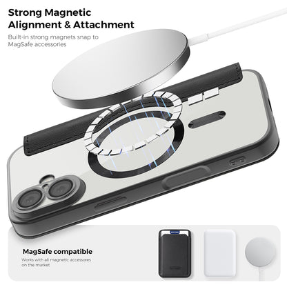 MagSafe futrola za Apple iPhone 17, Techsuit, SmartMag Book, Roza