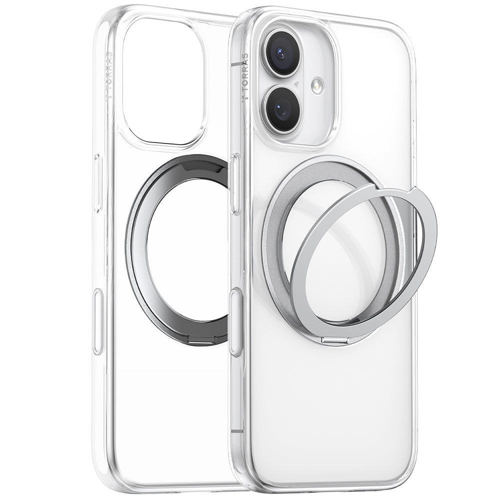Futrola MagSafe za Apple iPhone 17, Torras, Ostand Pro, Prozirna