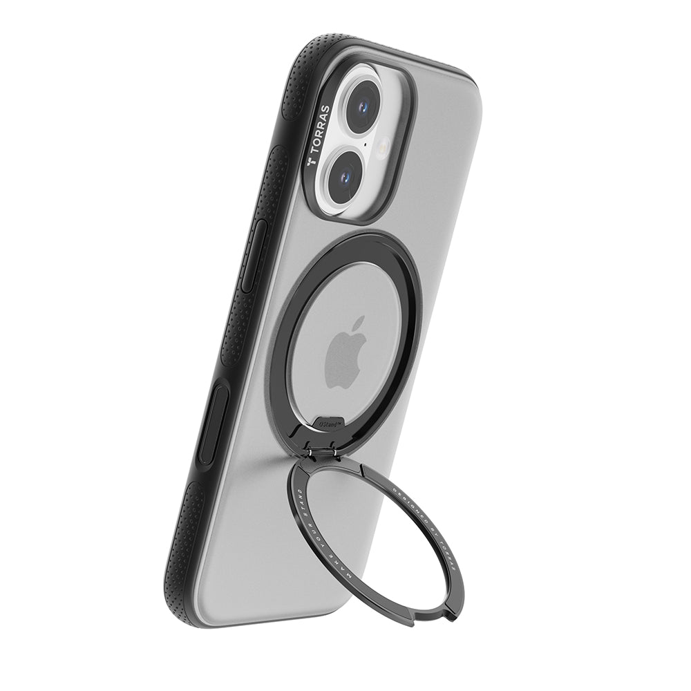 MagSafe futrola za Apple iPhone 17, Torras, Ostand R Fitness, Prozirna