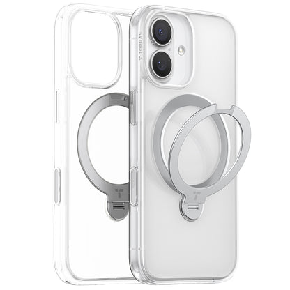 MagSafe futrola za Apple iPhone 17, Torras, Ostand Spin, Prozirna