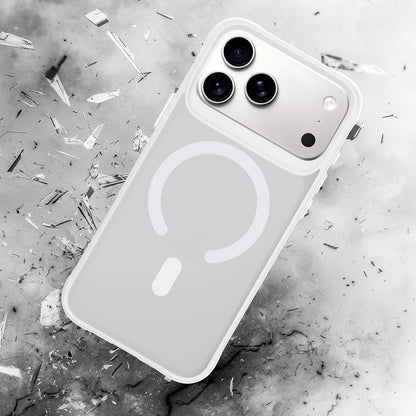 MagSafe maskica za Apple iPhone 18 Pro / 17 Pro, 3MK, Smoke MagCase, bijela