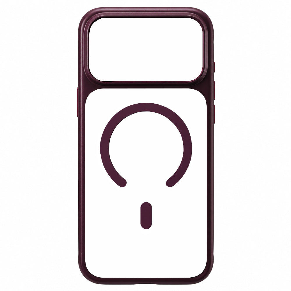 MagSafe maska za Apple iPhone 18 Pro / 17 Pro, Blueo, APE Anti-Drop, bordo boje