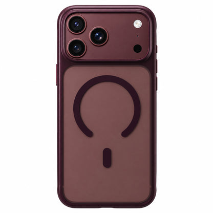 MagSafe maska za Apple iPhone 18 Pro / 17 Pro, Blueo, APE Anti-Drop, bordo boje