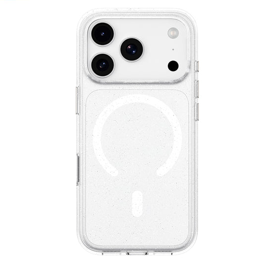 MagSafe maska za Apple iPhone 18 Pro / 17 Pro, Blueo, Crystal Pro Anti-Drop Glitter, prozirna