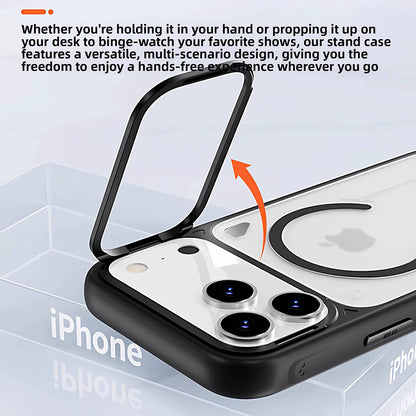 MagSafe maska za Apple iPhone 18 Pro / 17 Pro, Blueo, stalak za odvođenje topline, prozirna satenska narančasta