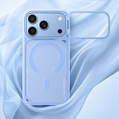 MagSafe maska za Apple iPhone 18 Pro / 17 Pro, Blueo, stalak za odvođenje topline, satenski bordo crvena