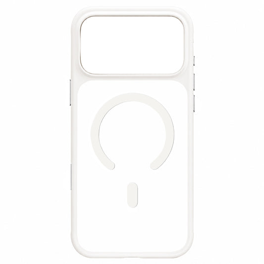 Blueo MagSafe maska za Apple iPhone 18 Pro / 17 Pro, ugodna za kožu, otporna na padove, satenski bijela