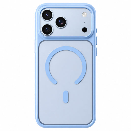 MagSafe maskica za Apple iPhone 18 Pro / 17 Pro, Blueo, ugodna za kožu, otporna na padove, satenski plava