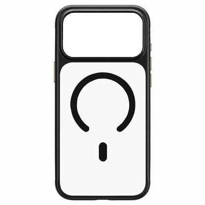 Blueo MagSafe maska za Apple iPhone 18 Pro / 17 Pro, ugodna za kožu, otporna na padove, satenski crna