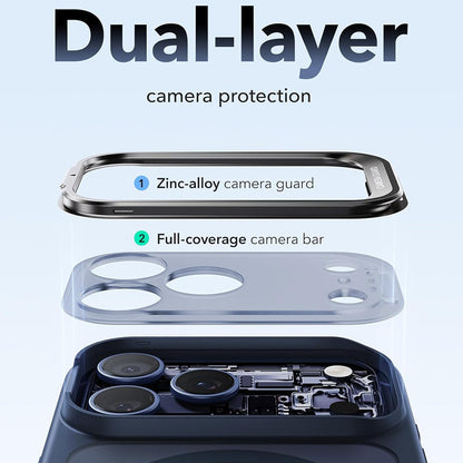MagSafe futrola za Apple iPhone 18 Pro / 17 Pro, ESR, Classic Hybrid Kickstand, Plava Satinirana