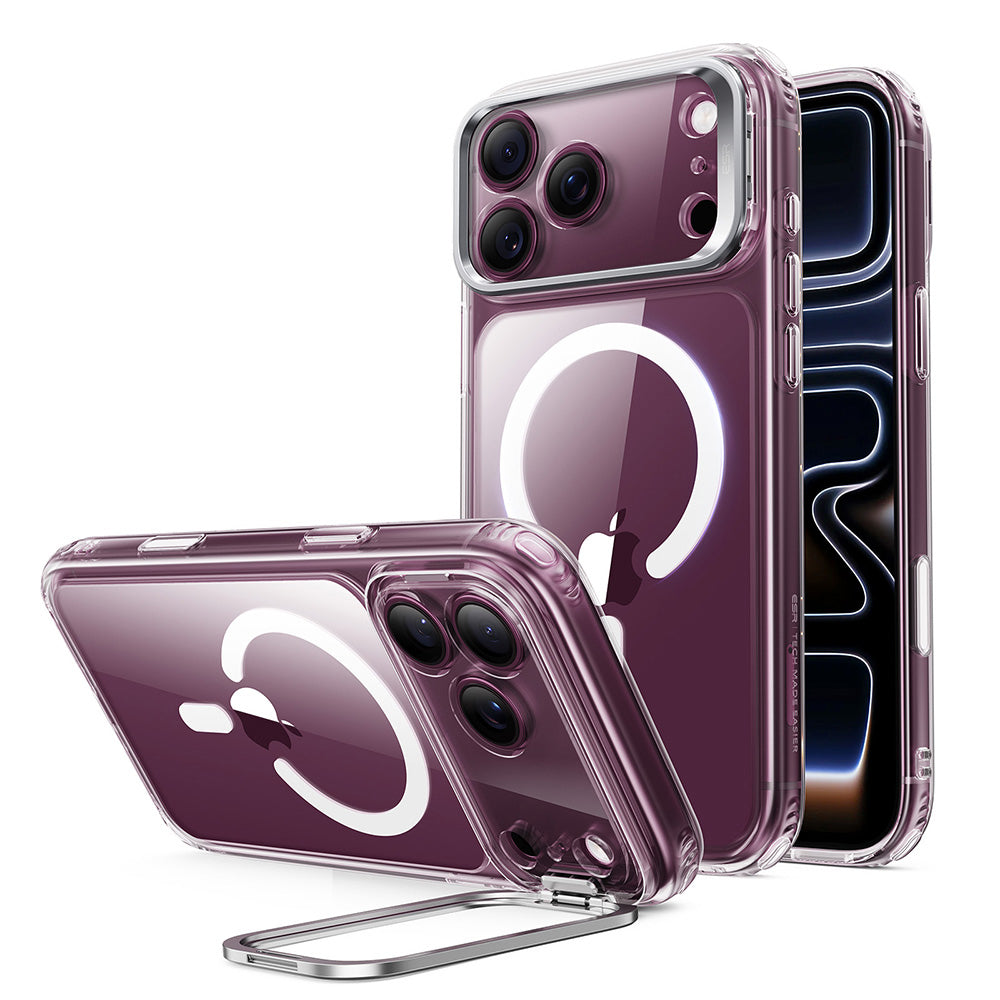 MagSafe futrola za Apple iPhone 18 Pro / 17 Pro, ESR, Classic Hybrid Kickstand, Prozirna