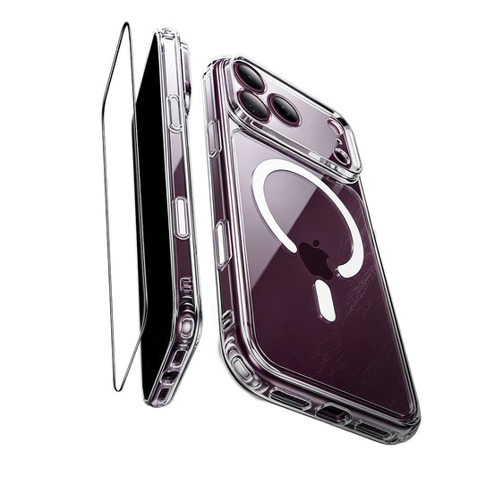 MagSafe futrola za Apple iPhone 18 Pro / 17 Pro, ESR, Classic Hybrid sa zaštitnikom ekrana, Prozirna