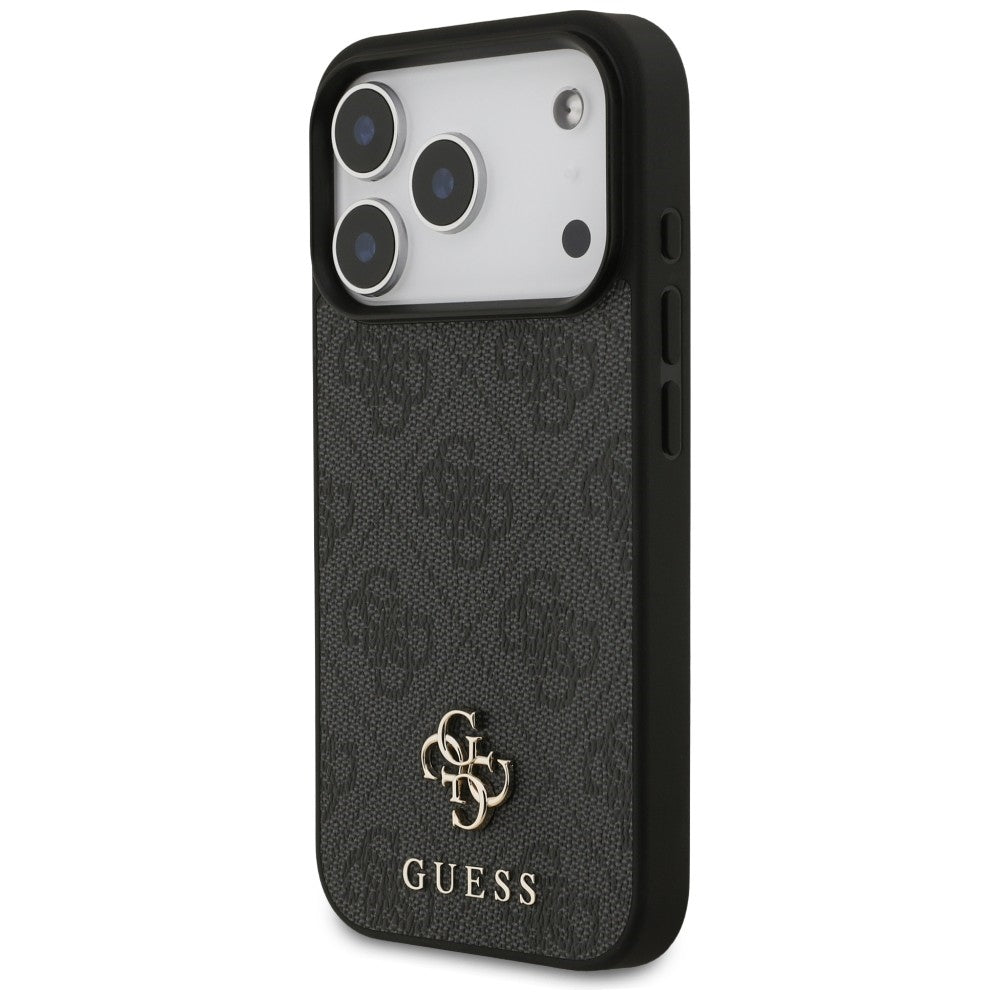 MagSafe maska za Apple iPhone 18 Pro / 17 Pro, Guess, 4G Small and Classic Logo, Crna