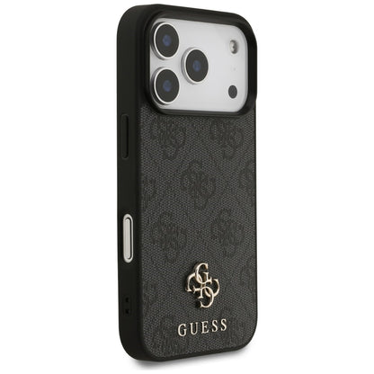 MagSafe maska za Apple iPhone 18 Pro / 17 Pro, Guess, 4G Small and Classic Logo, Crna