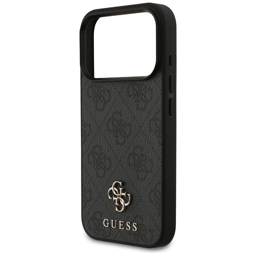 MagSafe maska za Apple iPhone 18 Pro / 17 Pro, Guess, 4G Small and Classic Logo, Crna