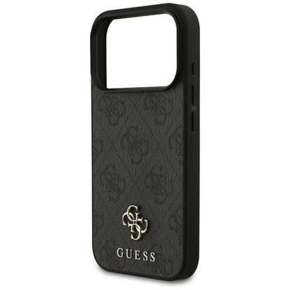 MagSafe maska za Apple iPhone 18 Pro / 17 Pro, Guess, 4G Small and Classic Logo, Crna