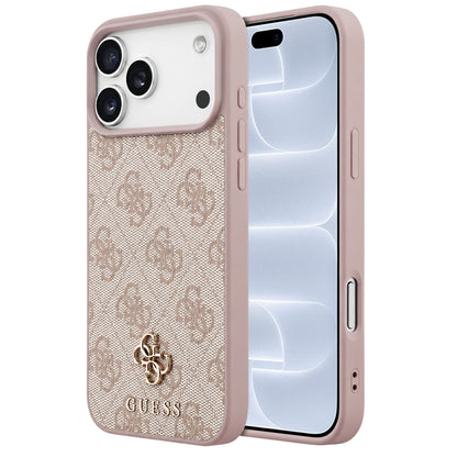 MagSafe futrola za Apple iPhone 18 Pro / 17 Pro, Guess, 4G Small and Classic, Roza
