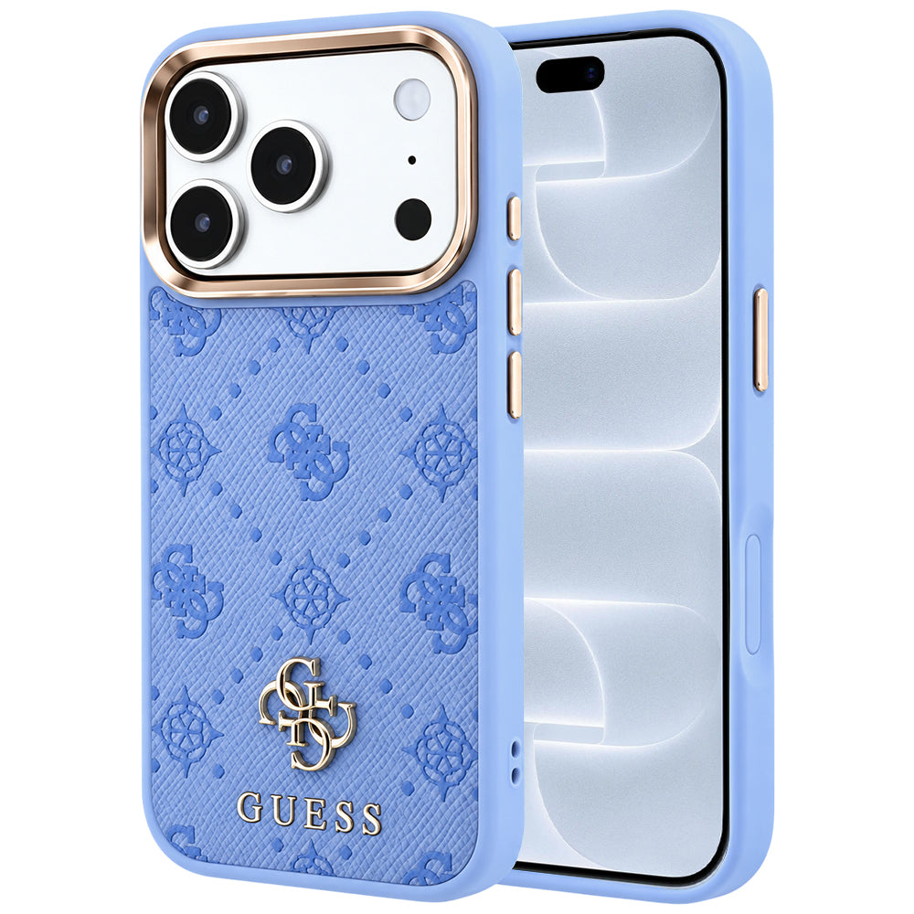 MagSafe futrola za Apple iPhone 18 Pro / 17 Pro, Guess, Peony 4G Small Logo, Plava