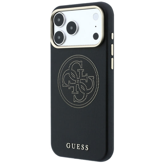 MagSafe futrola za Apple iPhone 18 Pro / 17 Pro, Guess, Perforated 4G, Crna