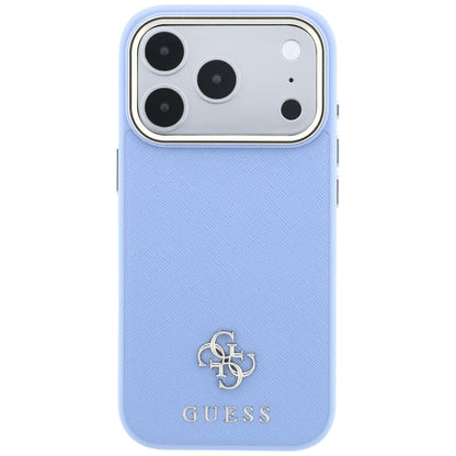 MagSafe futrola za Apple iPhone 18 Pro / 17 Pro, Guess, Saffiano Small 4G Classic, Plava
