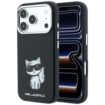 MagSafe maska za Apple iPhone 18 Pro / 17 Pro, Karl Lagerfeld, Choupette Sketch, Crna