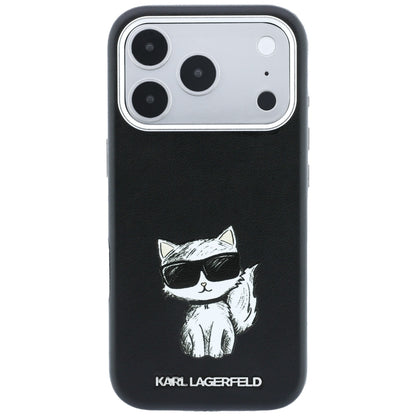 MagSafe maska za Apple iPhone 18 Pro / 17 Pro, Karl Lagerfeld, Choupette Sketch, Crna