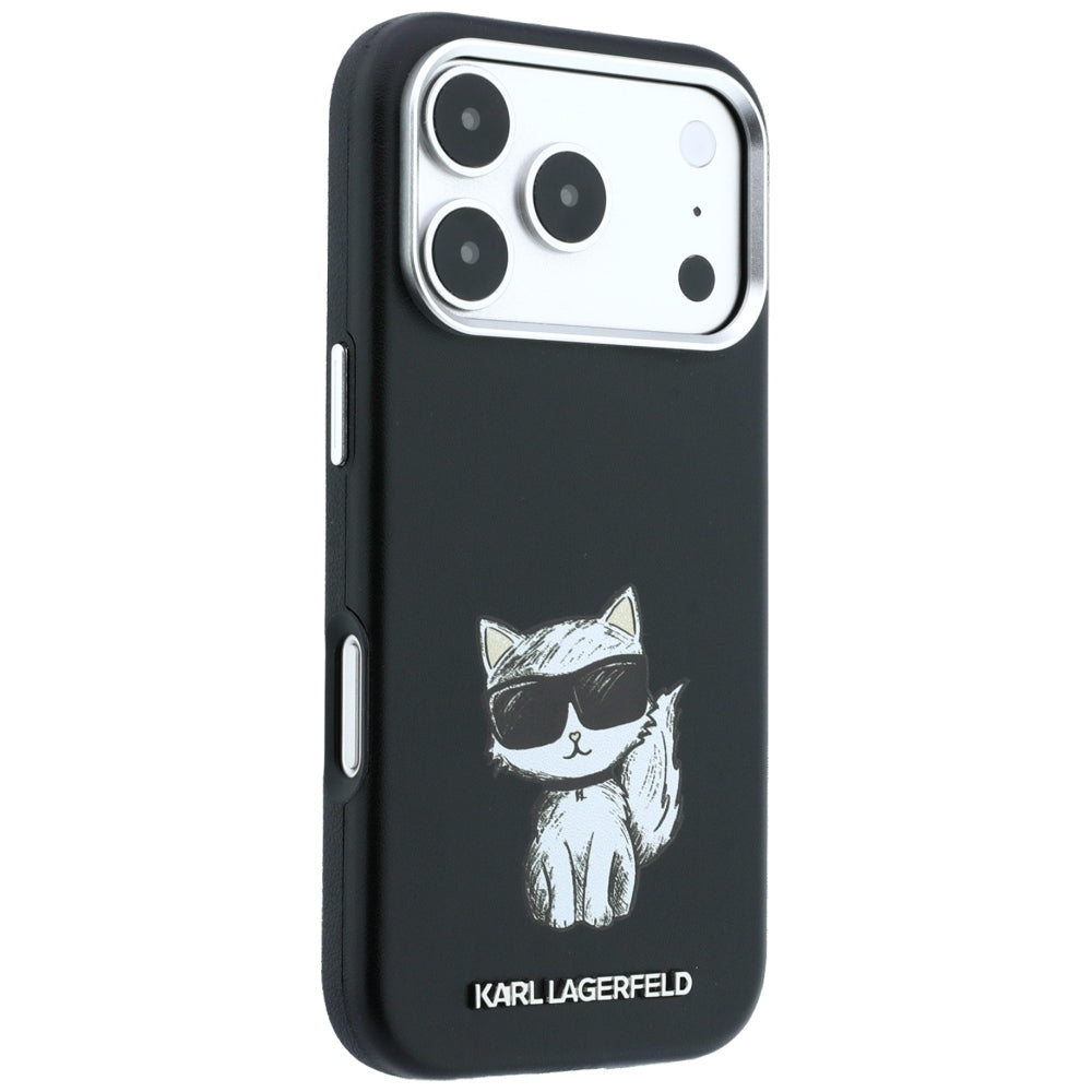 MagSafe maska za Apple iPhone 18 Pro / 17 Pro, Karl Lagerfeld, Choupette Sketch, Crna