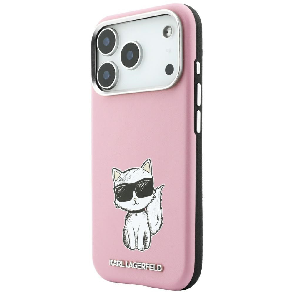 MagSafe maska za Apple iPhone 18 Pro / 17 Pro, Karl Lagerfeld, Choupette Sketch, Roza