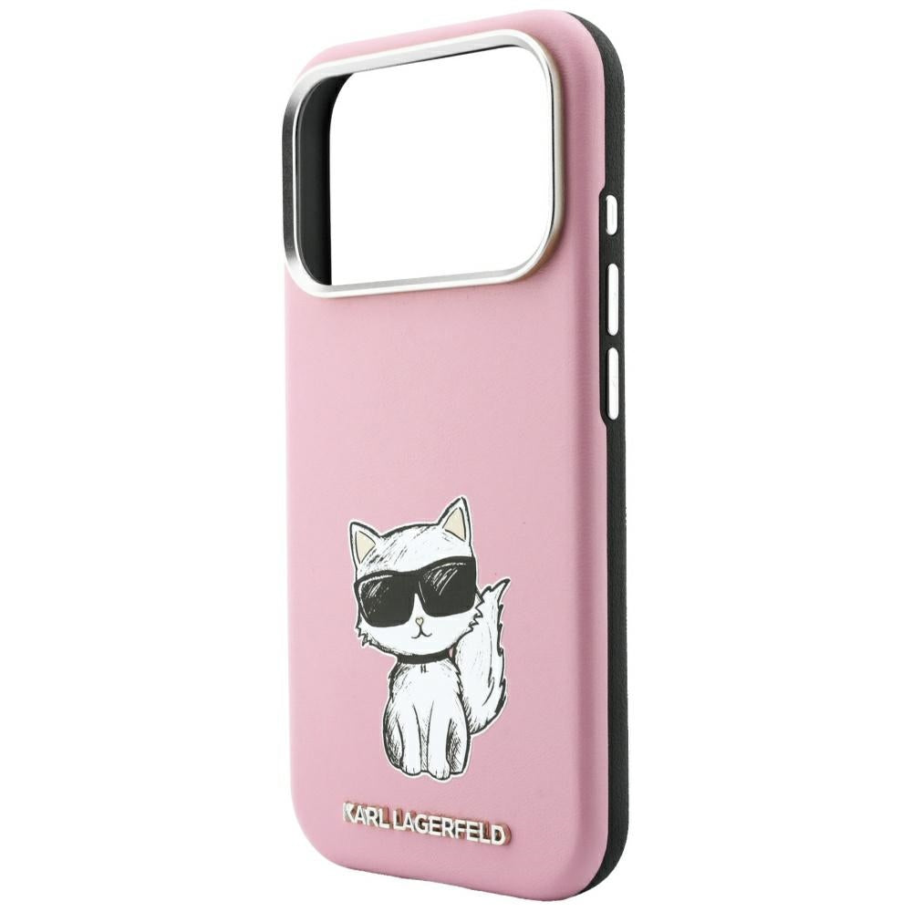 MagSafe maska za Apple iPhone 18 Pro / 17 Pro, Karl Lagerfeld, Choupette Sketch, Roza