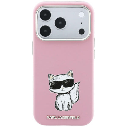 MagSafe maska za Apple iPhone 18 Pro / 17 Pro, Karl Lagerfeld, Choupette Sketch, Roza